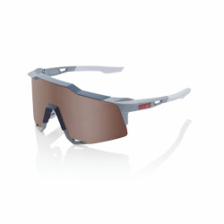 100% okuliare Speedcraft Soft Tact Two Tone HiPER strieborné zrkadlové sklá