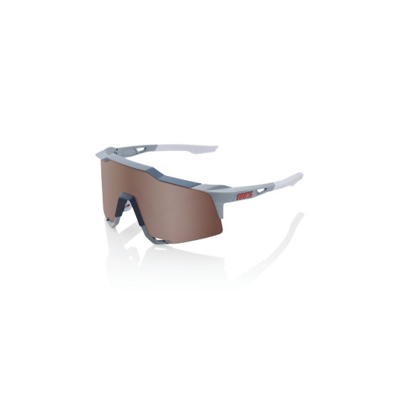 100% okuliare Speedcraft Soft Tact Two Tone HiPER strieborné zrkadlové sklá