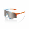 100% okuliare Speedcraft Soft Tact Two Tone HiPER strieborné zrkadlové sklá