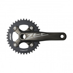 SHIMANO kľuky ZEE FC-M640 165mm (68/73mm) 10-k. čierny HTII ložiskom