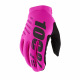 100% rukavice Brisker Fluo Orange/Black