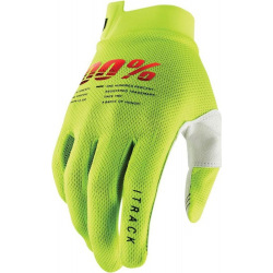 100% rukavice iTrack Fluo