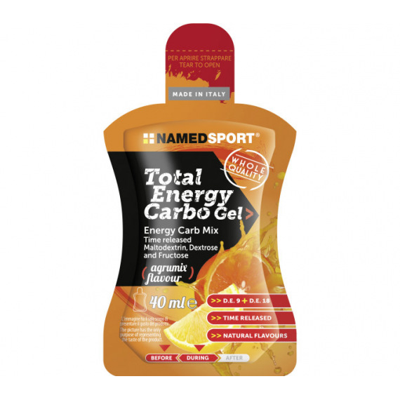 NAMEDSPORT Gél TOTAL ENERGY CARBO citrus 40ml