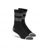 100% ponožky FLOW Black/Grey