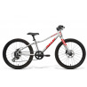 AMULET Youngster 20" alu brushed transparent/red 2023