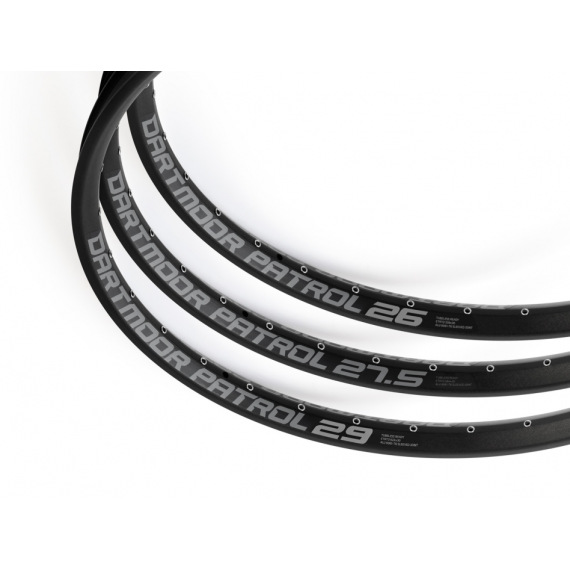 DARTMOOR ráfik Shield 26" / 32 dier Matt black