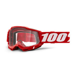 100% okuliare Accuri 2 Neon/Red číre sklá