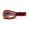 100% okuliare Accuri 2 ENDURO Neon/Orange číre sklá