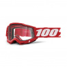 100% okuliare Accuri 2 ENDURO Neon/Red číre sklá