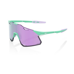 100% okuliare HYPERCRAFT Soft Tact Mint HIPER fialové zrkadlové sklá
