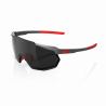 100% okuliare RACETRAP 3.0 Matte Gunmetal čierne zrkadlové sklá