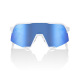 100% okuliare S3 Soft Tact White HiPER Multilayer červené zrkadlové sklá