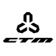 CTM ZEPHYR 27,5" matná čierna / tmavomodrá perleť 2024