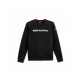 ALPINESTARS Mikina Linear crew Čierno/biela