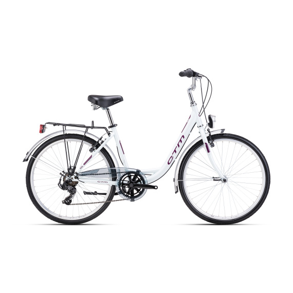 CTM OLIVIA 2.0 26" fialovobiela perleť / tmavá fialová 2025