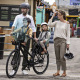 URBAN IKI detská sedačka predná Ta-ke s MTB/ATB adaptérom Bincho Čierna/Kurumi hnedá