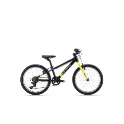 CTM detský bicykel Flash 20" matná čierna 2026