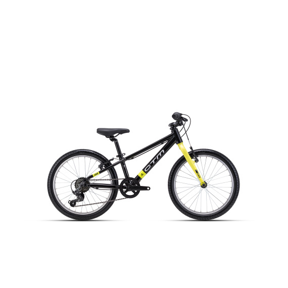 CTM detský bicykel Flash 20" matná čierna 2026