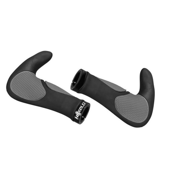 NEXELO gripy ERGO s rohami AL OBJÍMKA 128MM