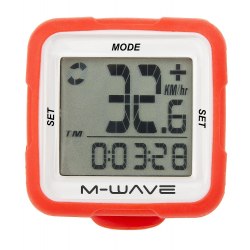 M-WAVE tachometer 14f červený