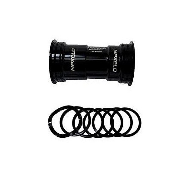 NEXELO stredová oska 119 mm BSA 4 hran Al misky