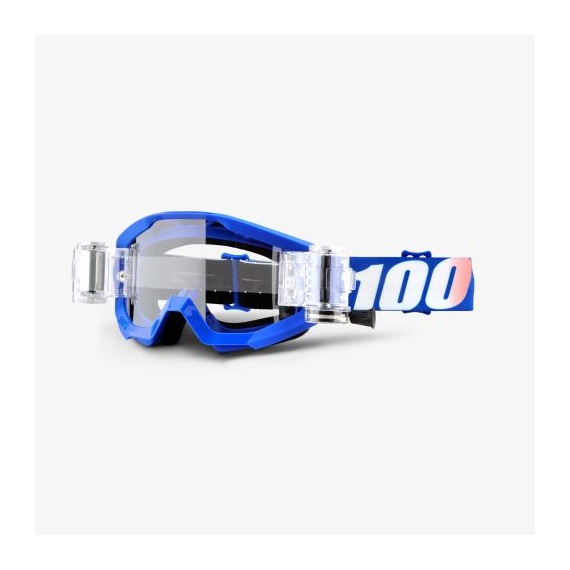 100% okuliare Strata MX MTB Roll off Furnance - číre sklá 2018