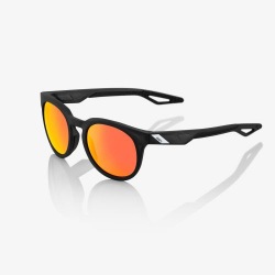 100% slnečné okuliare Campo Soft Tact Crystal Black HiPer červené zrkadlové sklá