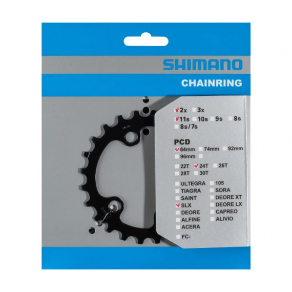 SHIMANO Prevodnik 24z. M7000 SLX 34/24z. čierny 64mm