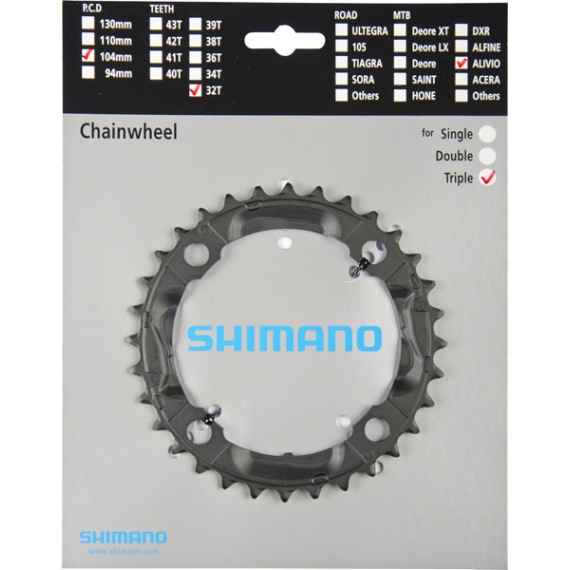 SHIMANO prevodník ALIVIO FC-M430 32z čierny