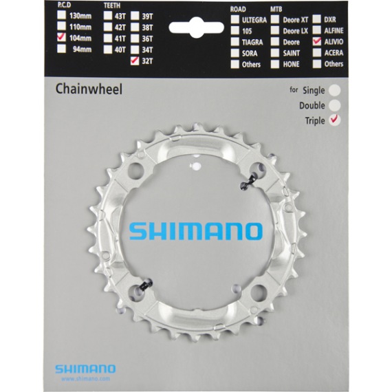 SHIMANO prevodník ALIVIO FC-M430 32z čierny