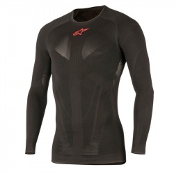 ALPINESTARS termoprádlo Tech Top Summer L/S Black Red