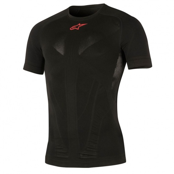 ALPINESTARS Termoprádlo Tech Top S/S Black Red 2018