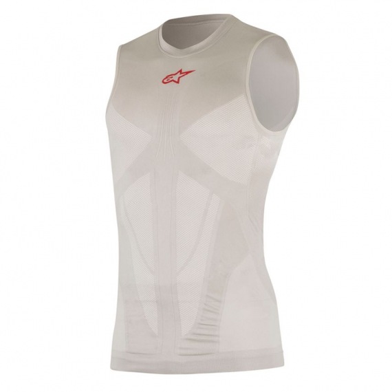 ALPINESTARS Termoprádlo Tech Tank Silver Red 2018