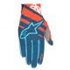 ALPINESTARS rukavice Predator Energy Orange Poseidon Blue 2018