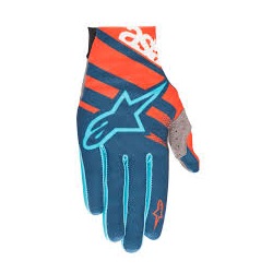 ALPINESTARS rukavice Racer Energy Orange Poseidon Blue