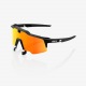 100% závodné slnečné okuliare Speedcraft LL Air Soft Tact Black /HiPer červené zrkadlové sklá 2018