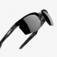 100% cyklistické okuliare Sportcoupe Matte Black HiPer strieborné zrkadlové sklá