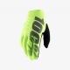 100% rukavice Brisker Fluo Yellow