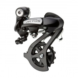 SHIMANO Prehadzovačka Altus M310 7-8-k. bez háku čierna