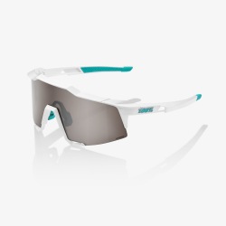 100% okuliare Speedcraft BORA Hans Grohe Team White HiPER strieborné zrkadlové sklá