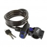 M-WAVE zámok 8x1500 kľúč čierny