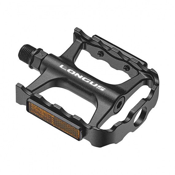  LONGUS Pedále PREMIUM MTB AL čierne, priemyselné ložisk