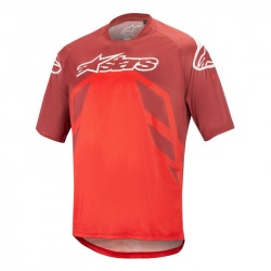 ALPINESTARS dres Racer V2 SS BURGUNDY/BRIGHT RED/WHITE