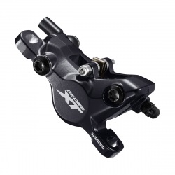 SHIMANO brzdový strmeň XT M8100 hydraulický Post Mount+platničky G03A