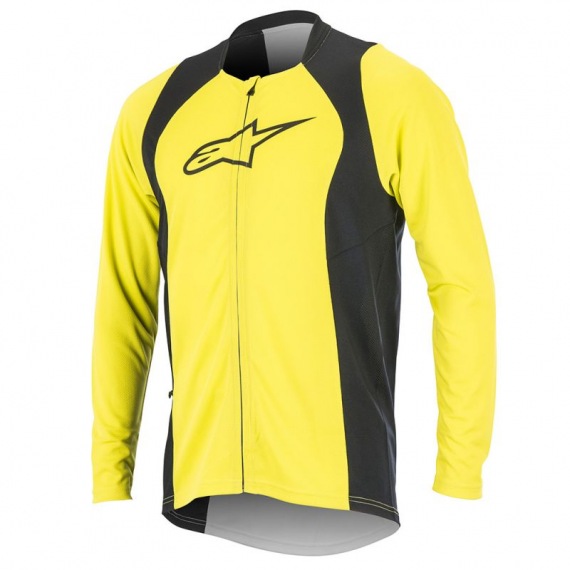 ALPINESTARS Dres Drop 2 Full Zip L/S ACID YELLOW BLACK