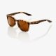 100% slnečné okuliare Hudson SOFT TACT HAVANA bronzové sklá