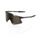 100% okuliare HYPERCRAFT Matte Black zlaté zrkadlové sklá