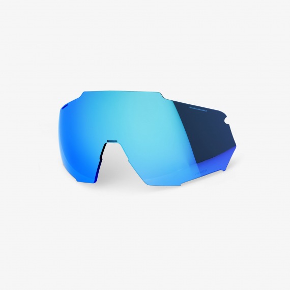 100% náhradné sklo RACETRAP HiPer modré zrkadlové