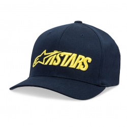 Alpinestars šiltovka ANGLE BLAZE FLEXFIT NAVY / YELLOW