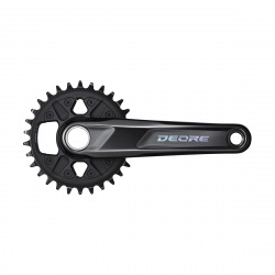 SHIMANO kľuky Deore M6100 175mm 30z. 12-k. čierne dvojdielne bez ložísk